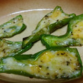 なるみゃあ's cooksnap of when they made 万願寺とうがらしのチーズ焼き.