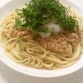 ぱんだうどん's cooksnap of when they made 大根おろしと納豆パスタ.
