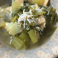 ポメちょん's cooksnap of when they made 超簡単!!チンゲン菜と油揚げとしらす煮.