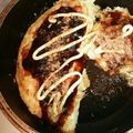ほんたん母's cooksnap of when they made ふわっふわのお好み焼き風山芋鉄板*.