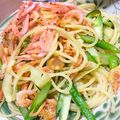 ほんまる's cooksnap of when they made 後を引く桜海老とズッキーニパスタ.