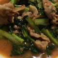 ぢぇいぢぇ's cooksnap of when they made 簡単☆小松菜と豚肉の豆板醤炒め.