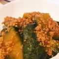 はに333's cooksnap of when they made カボチャと挽肉の煮物.