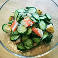 あけはん♪'s cooksnap of when they made じゃこときゅうりとカニカマの梅酢のもの.