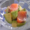 イリリ☆'s cooksnap of when they made アボカドとサーモンのレモンわさび醤油味.