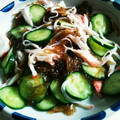 千代ちゃんママ's cooksnap of when they made ＊もずくとかにかまの酢の物＊.