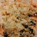 skywalkerK's cooksnap of when they made 磯香る♪鮭・わかめ・ゴマの簡単混ぜご飯.