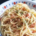 ♡tmk☆'s cooksnap of when they made 鮭フレークのマヨパスタ.