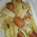 紅茶とチーズケーキ's cooksnap of when they made 春キャベツとウインナーのガリバタ炒め♪.