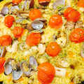 ぶるこめ's cooksnap of when they made ホットプレートで簡単魚介類のパエリア.