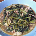 じゅん♪'s cooksnap of when they made ✾小松菜と豚肉のからし醤油炒め✾.