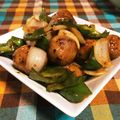 mknsmt's cooksnap of when they made 肉団子とピーマンの生姜炒め.