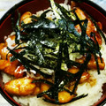 ゆうこりんp's cooksnap of when they made 絶品10分で1人前120円蒲焼丼ｯ♡.
