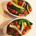 myumu's cooksnap of when they made 夏野菜のぎゅうぎゅう焼き.