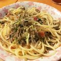 なみちゃんまま's cooksnap of when they made 梅じゃこパスタ.