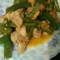 みほほ☆'s cooksnap of when they made 簡単すぎる♪鶏肉とピーマンの照り焼き.