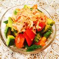 うさぎ姫っこ's cooksnap of when they made アボカド★トマト★オクラの健康サラダ♪.