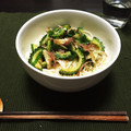 quawai's cooksnap of when they made ゴーヤと茗荷と青しそのおかか和え.