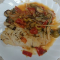 milumama's cooksnap of when they made フライパン一つで鮭のイタリア風.