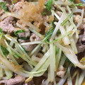 みぃちゃん△'s cooksnap of when they made 簡単！水菜と豚肉のおろしポン炒め.