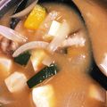 マーブルとラン's cooksnap of when they made ほっこり♡かぼちゃ入お味噌汁.