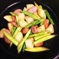 こたにい's cooksnap of when they made アスパラとじゃがいもの香ばし炒め.