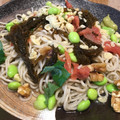こっぷぽ～ん's cooksnap of when they made 梅ともずくの冷やし蕎麦.