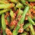 ちまラブ's cooksnap of when they made いんげんのピーナツあえ　料理のための清酒.