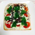 Chikatan☆'s cooksnap of when they made 紫蘇香る❀トマトの塩昆布レモントースト.