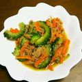 みみりん♪♪'s cooksnap of when they made ツナとゴーヤの甘辛炒め.