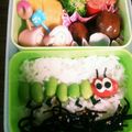 岩ちゃんの嫁's cooksnap of when they made はらぺこあおむし*キャラ弁*.
