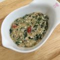 koboringoo's cooksnap of when they made 離乳食後期 野菜と豚肉と豆腐のあんかけ.