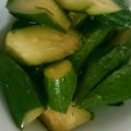miyarobo's cooksnap of when they made 七味が決め手!?きゅうりの超浅漬け.