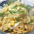 低カロ探検隊's cooksnap of when they made ごま油香る！お麩とニラの卵とじ☆.