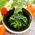 makichihua's cooksnap of when they made ほうれんそうのおかか合え.
