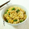 ♪珠香♪'s cooksnap of when they made オクラとコーンのレンジで簡単混ぜご飯.