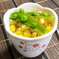 ３匹の大ぶたママ's cooksnap of when they made 夏のご馳走。コーンの冷たい茶碗蒸し.