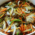 とりちゃんママ's cooksnap of when they made アジの南蛮漬け.