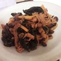 おぴ様's cooksnap of when they made モロヘイヤと豚肉の生姜炒め.