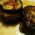 あやかんぴ＊'s cooksnap of when they made ボリュームたっぷり！茄子の挽き肉挟み焼き.
