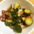 プリズンブレイク's cooksnap of when they made あっという間おつまみ！たこきゅうキムチ.