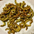 ゆらゆらん☆'s cooksnap of when they made ゴーヤチップス.