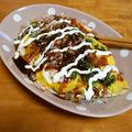 yakopuyo's cooksnap of when they made お弁当にオムソバ.