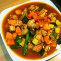 クック4M0QP5☆'s cooksnap of when they made 夏野菜たっぷり！鶏肉と野菜のトマト南蛮☆.