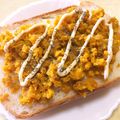 ステルトミチル's cooksnap of when they made がぼちゃの煮物ペーストでトースト♡.