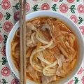 学生おまめ's cooksnap of when they made 簡単キムチうどん.