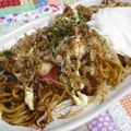 rie-tin's cooksnap of when they made たこ焼きそば！！.