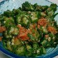 ユイチゴ's cooksnap of when they made オクラで明太子＆おかか和え.