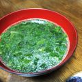 ケイミ's cooksnap of when they made エジプト モロヘイヤのスープ.