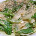 Rick_t's cooksnap of when they made つるむらさきのパスタ.